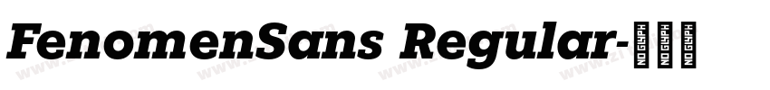 FenomenSans Regular字体转换